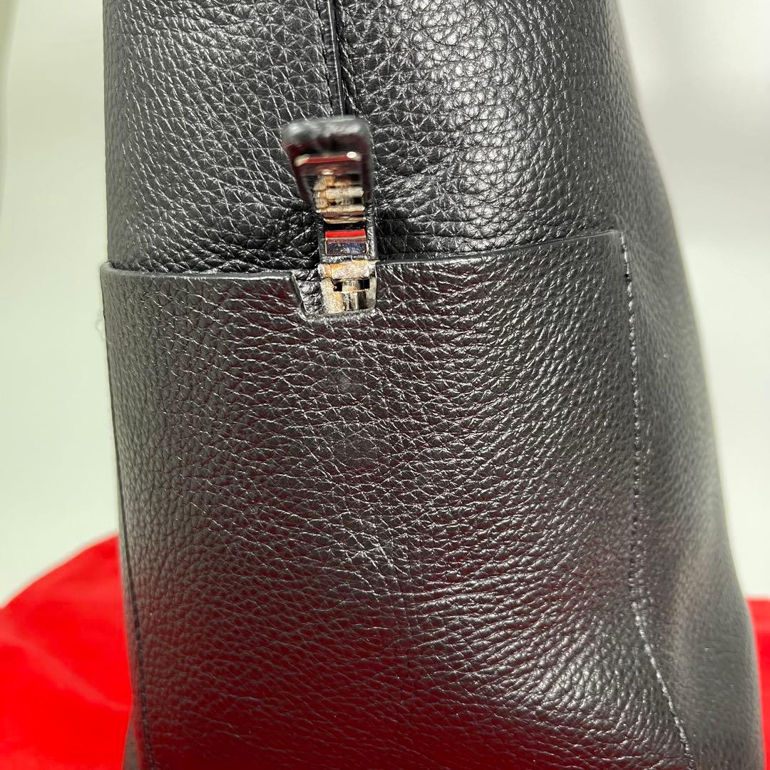 超美品✨】BALLYバリーメンズビジネスバッグトートレザーBロゴ黒船型A4