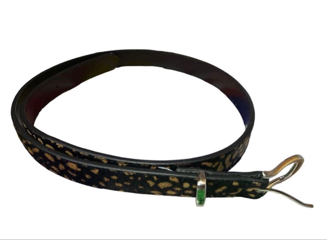 ステューシー　レオパード柄ベルト　L/XLサイズ