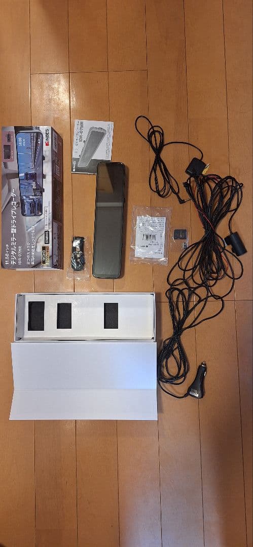 INBES　IDR-07MR デジタルミラー型ドライブレコーダー GPS付 デジタルミラー型ドライブレコーダー フロント リア カメラ 録画 走行