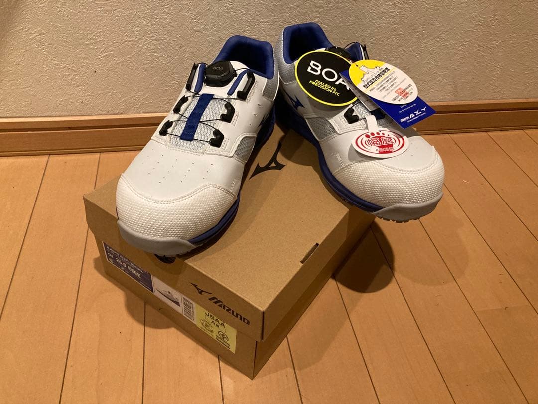 ミズノ 安全靴 ALMIGHTY LSⅡ WIDE BOA 26cm - メルカリ