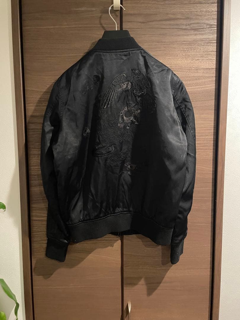 DIESEL スカジャン　スカル　ブラック