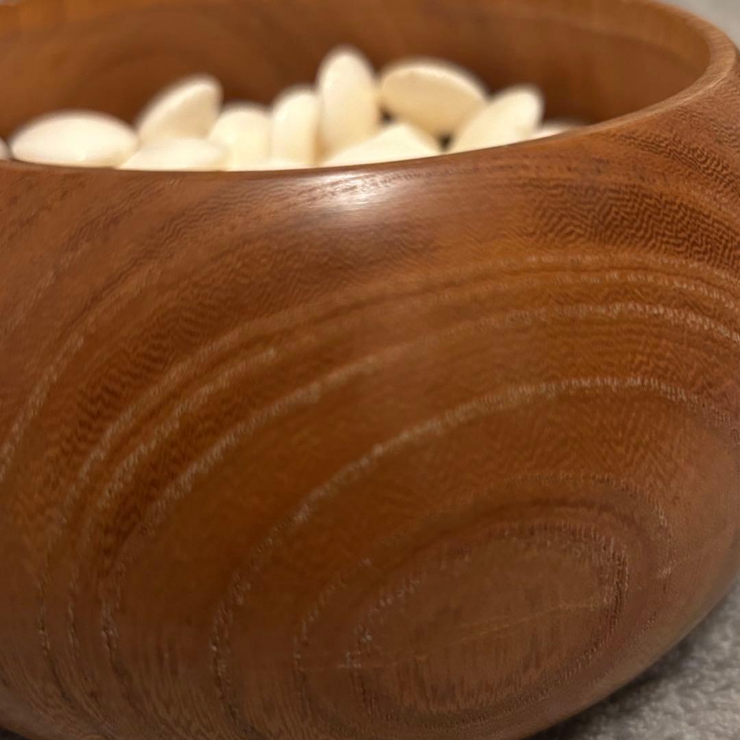 蛤碁石30号 欅碁笥付 那智黒セット - メルカリ