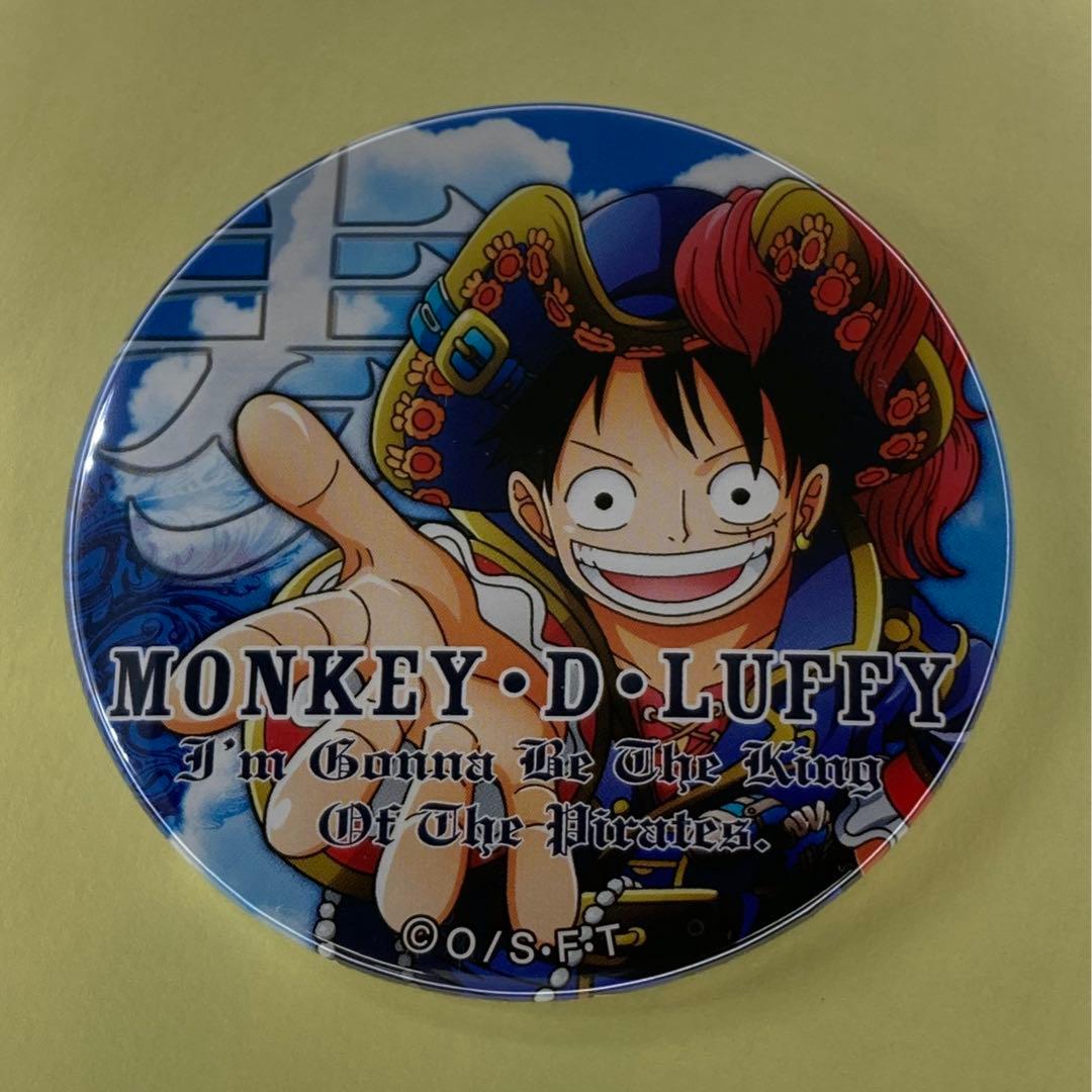 ワンピース 輩缶バッジ 第3弾 BLUE モンキー・D・ルフィ 輩