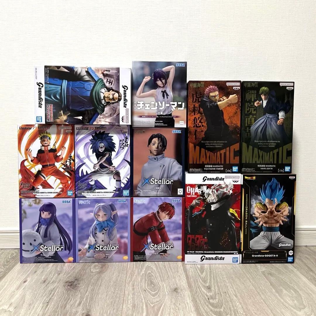 最新プライズフィギュアセット　12体セット　まとめ売り 2月発売プライズフィギュアまとめ売り15体セット - メルカリ