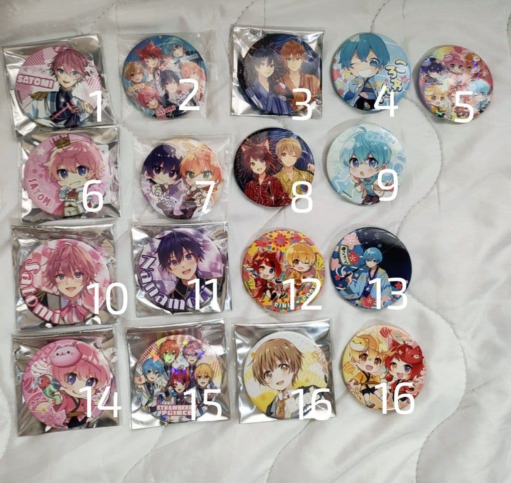 すとぷり缶バッジ バラ売り - メルカリ