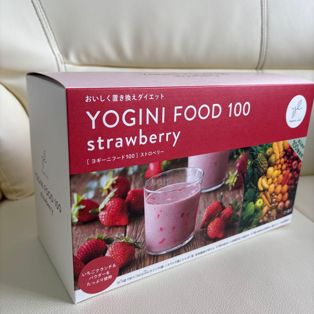 未開封3箱YOGINI FOOD 100 strawberry fruitmix