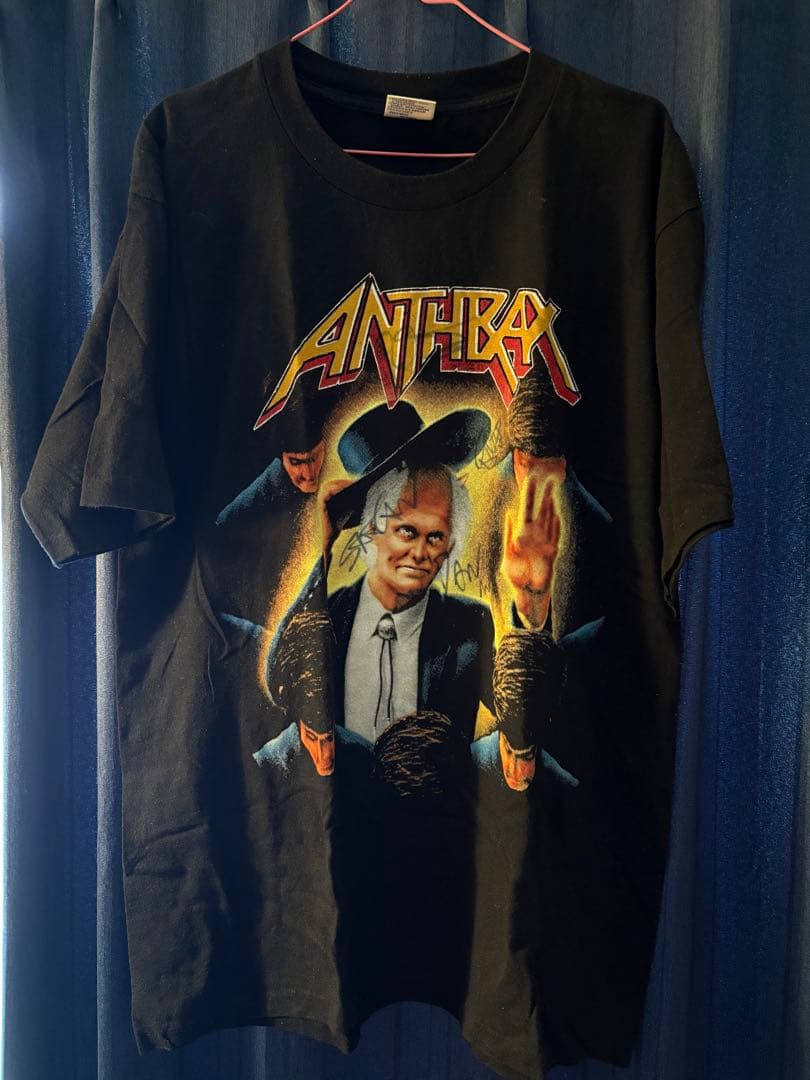 ANTHRAX サイン入り Tシャツ