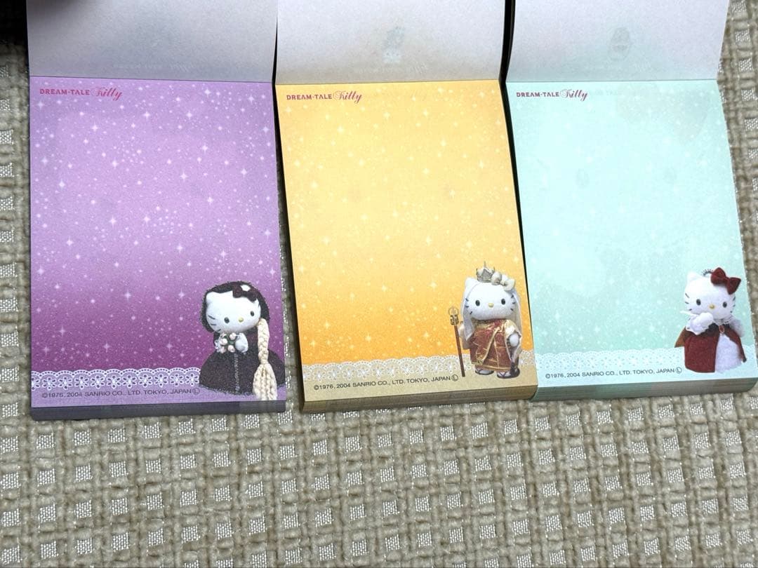 ハローキティ DREAMTALE キティ 5種セット ダイカットメモ メモ帳