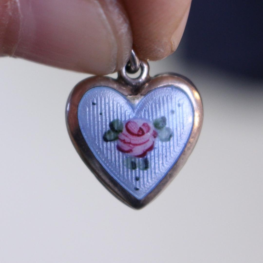 卸売りファッション - 40s スウィートハートジュエリー WW2 シルバー