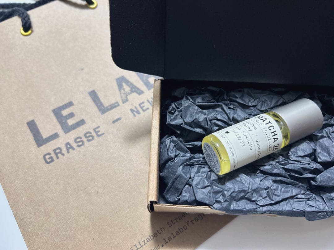 MATCHA 26 オードパルファム 15ml ルラボ　ショッパー　Box付き