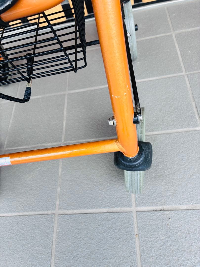 歩行器 竹虎 ハッピー II NB オレンジメタリック - メルカリ