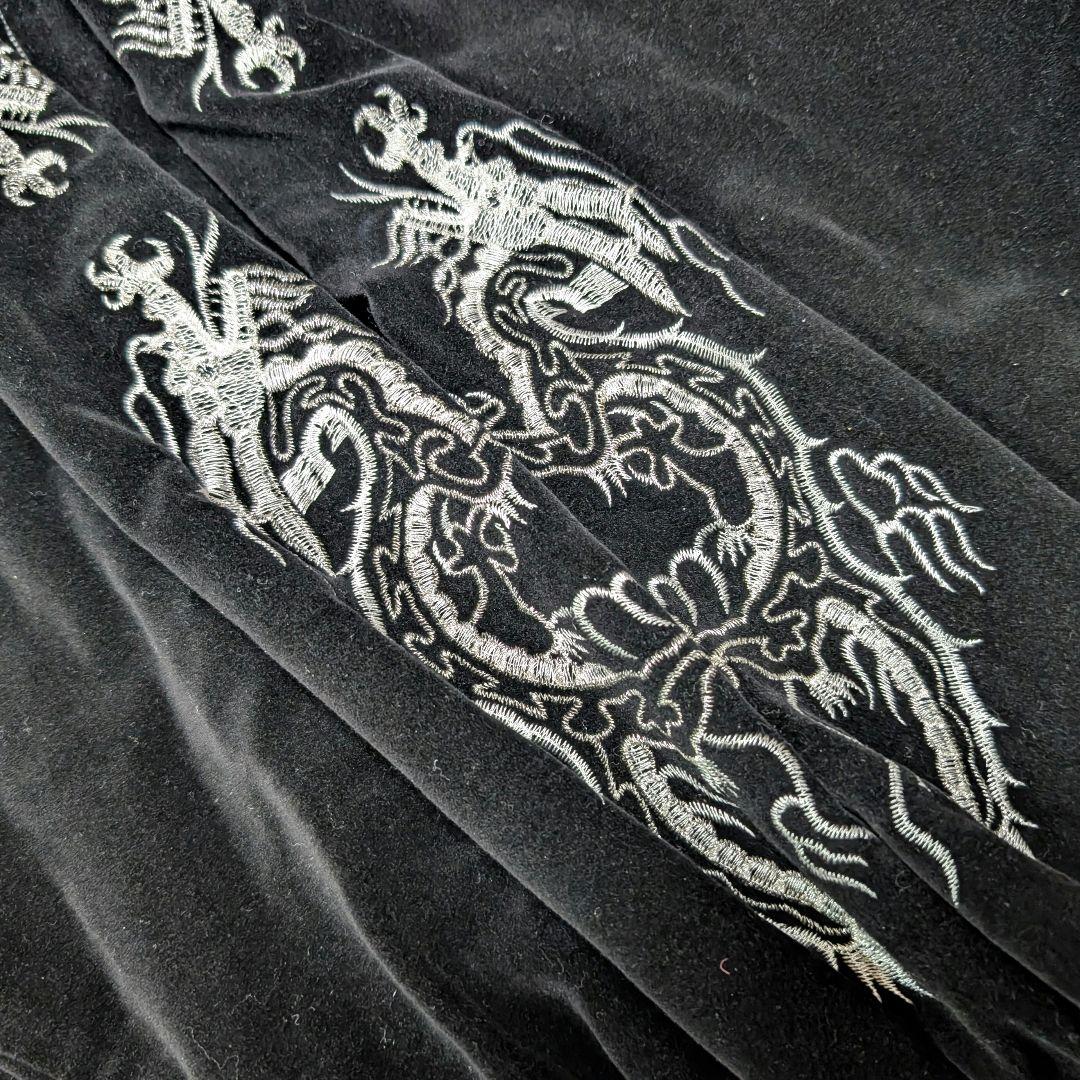 日本製 別珍 リバーシブル スカジャン ヴィンテージ 東洋 ホシヒメ 龍