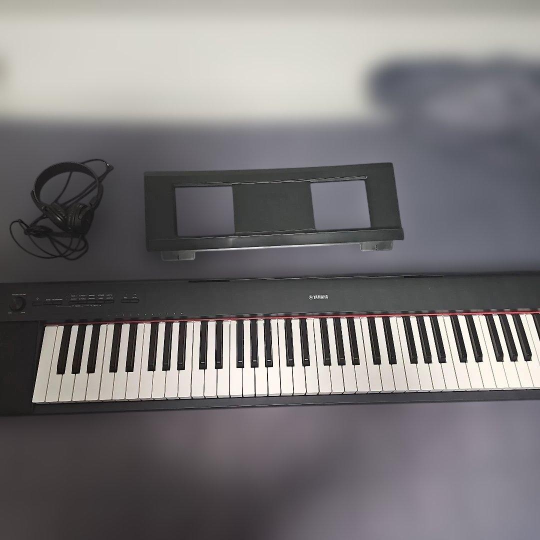 YAMAHA電子キーボードNP-32(76鍵盤)ブラック 電源アダプター無し