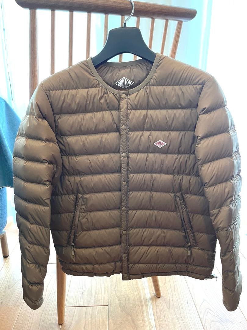 ダントン インナーダウン サンドベージュ M - メルカリ