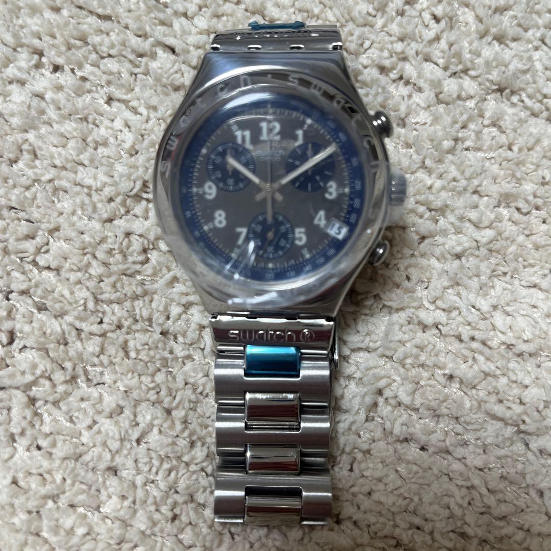 「希少❗️未使用品」SWATCH スウォッチ　アイロニークロノグラフ※電池交換済み Yahoo!オークション -「スウォッチ irony クロノグラフ」の落札相場