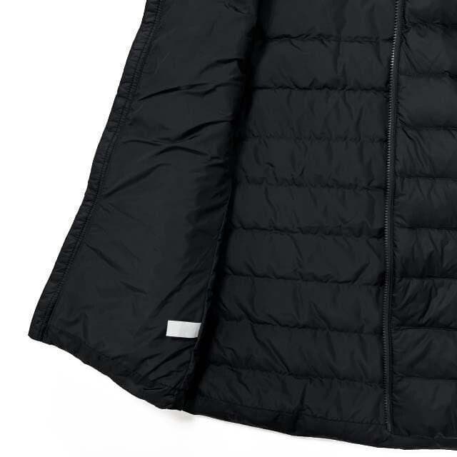 ノースフェイス ダウンベスト US限定 ロゴ刺繍(XXL)黒 190122 - メルカリ