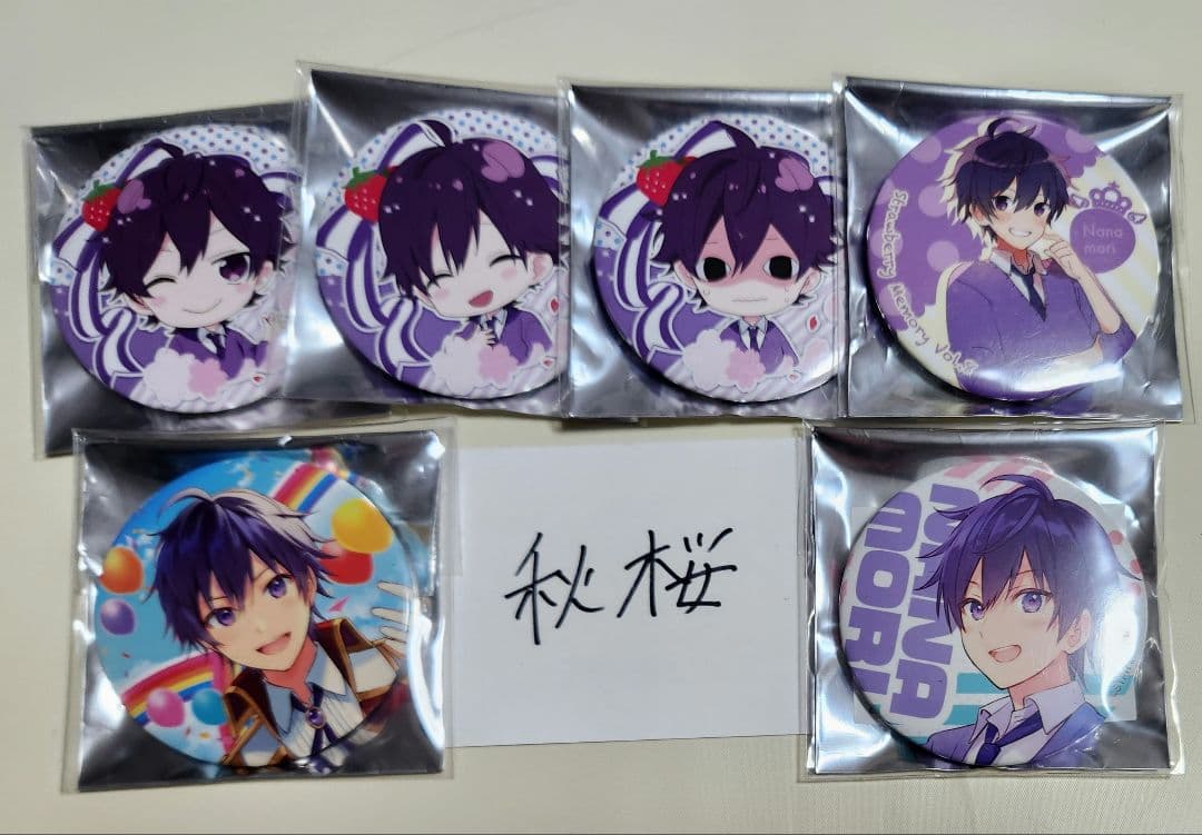 魔道祖師 飛花甘露 缶バッジ 魏無羨 藍忘機