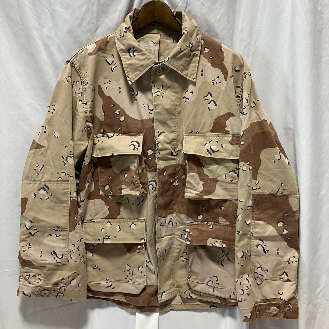80's アメリカ軍　米軍　チョコチップカモ　6c ジャケット　希少サイズ　実物