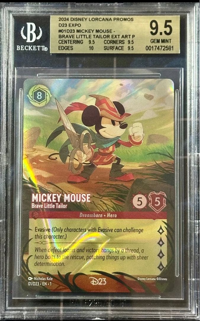 Disney ディズニー ロルカナ / ミッキー / D23 限定 プロモ