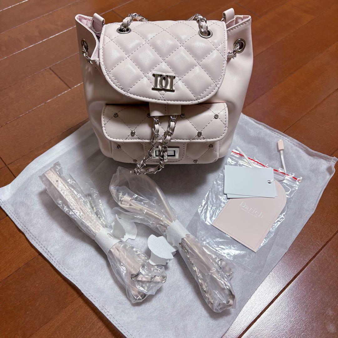 Darich ダーリッチ キルティングビジューミニリュック PNK - メルカリ