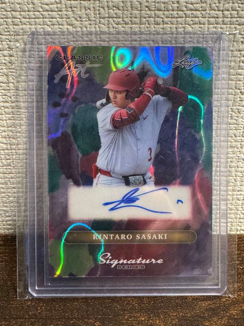 1枚限定 佐々木麟太郎 2025 Leaf ホークス　ソフトバンク　直筆サイン