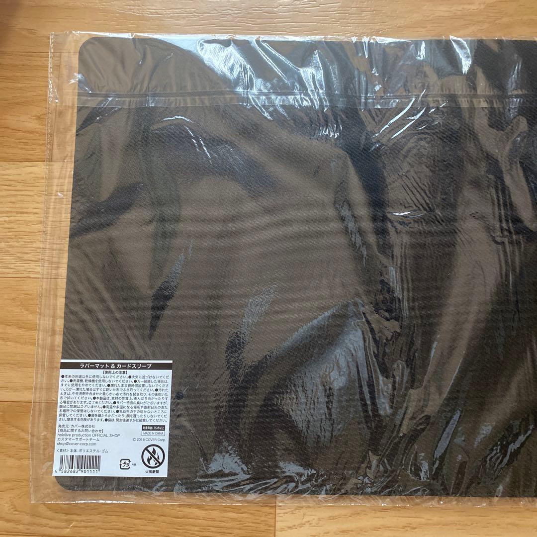 ホロライブ 白上フブキ 活動4周年記念 ラバーマット プレイマット