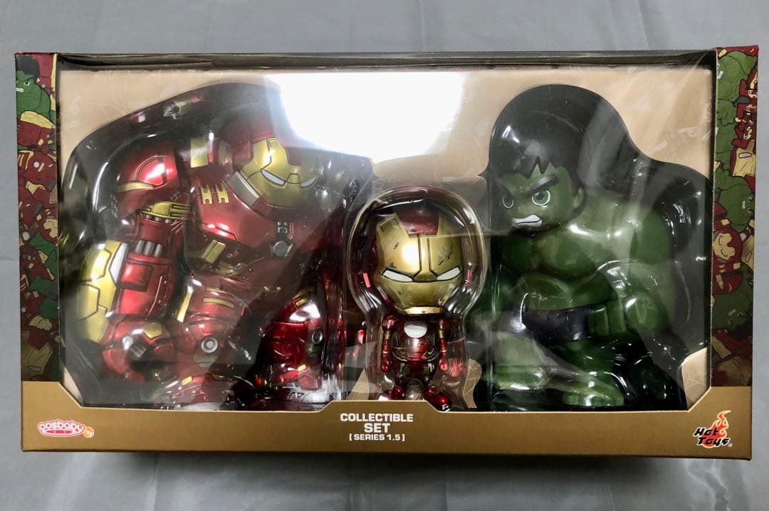 【未開封品】ホットトイズ　コスベイビー　アイアンマン　ハルクバスター　ハルク