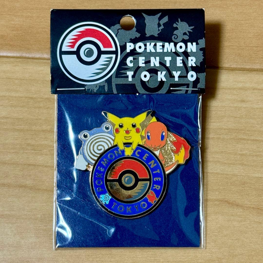 未開封】ポケモンセンター トウキョー 初代 ロゴピンズ バッジ 東京