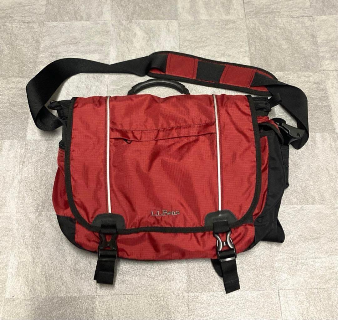 L.L.Bean 00s~TECH ギミック メッセンジャーバッグ Y2K
