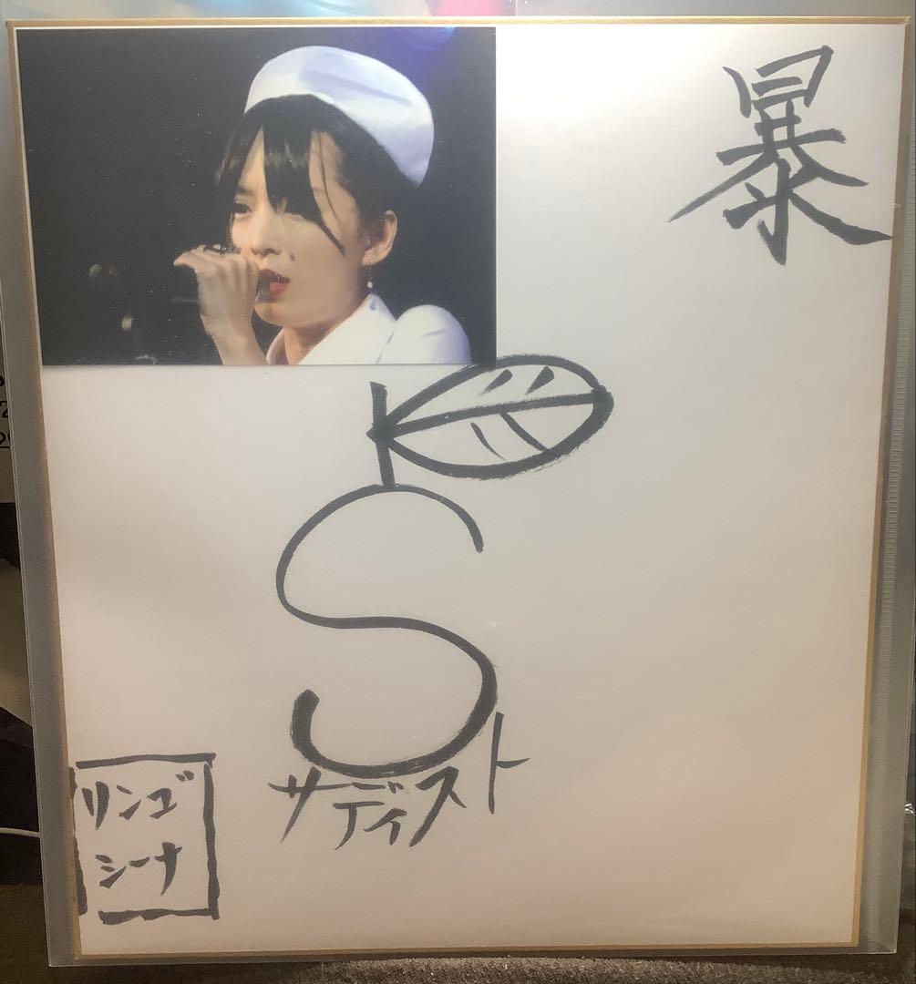 【激レア】椎名林檎　サイン色紙　写真付き