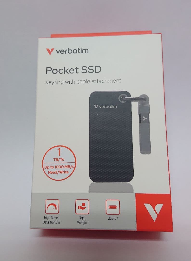 Verbatim Pocket SSD 1TB 新品未開封