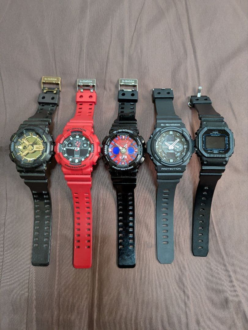 エ*イ様 腕時計　G-Shock 5本セット