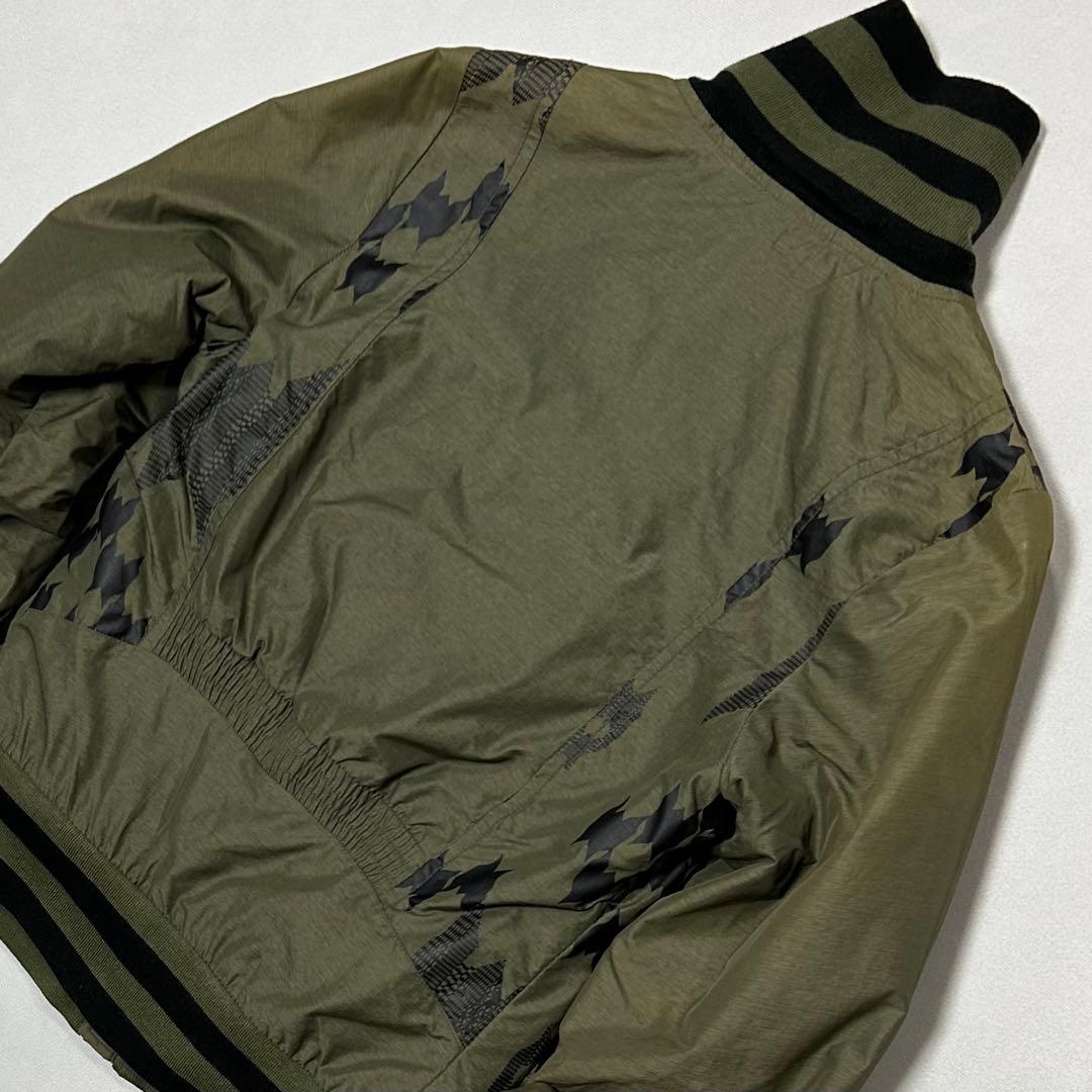 00s Diesel ダブルジップ ナイロン ボンバージャケット お兄系 テック