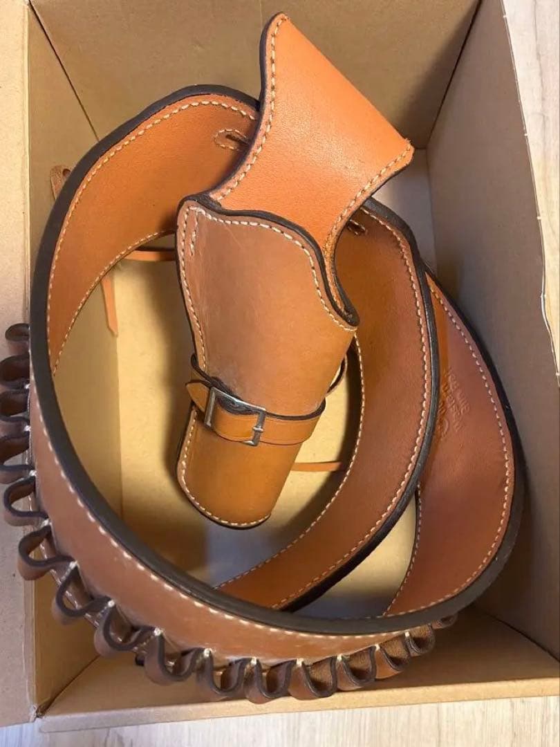 EastAウェスタンガンベルト 001-11 レザー