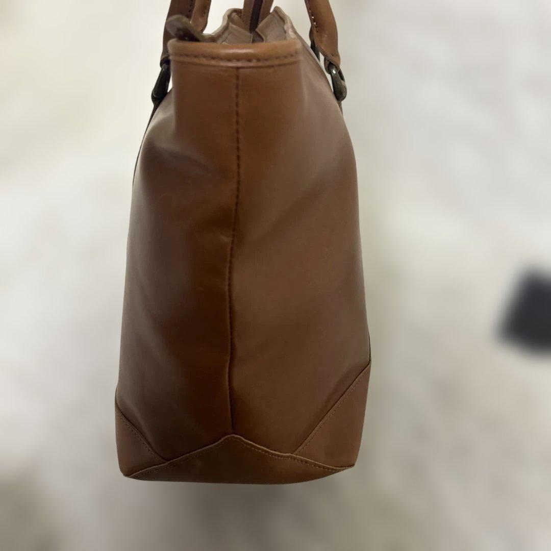 L.L.Bean レザートートバッグ 大 ヴィンテージ　内部総柄