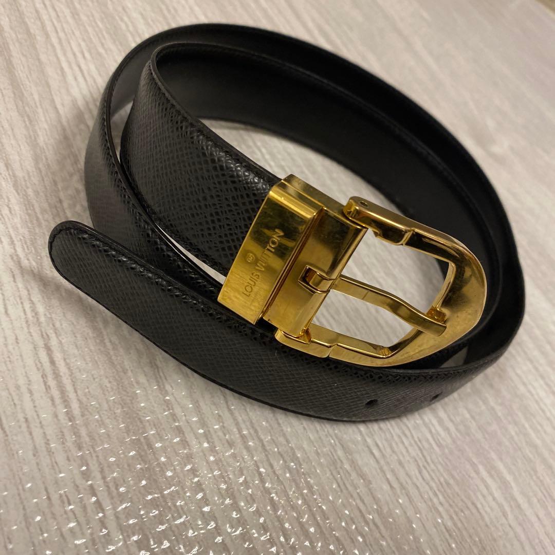 LOUIS VUITTON サンチュールクラシックタイガ　ベルト　ブラック