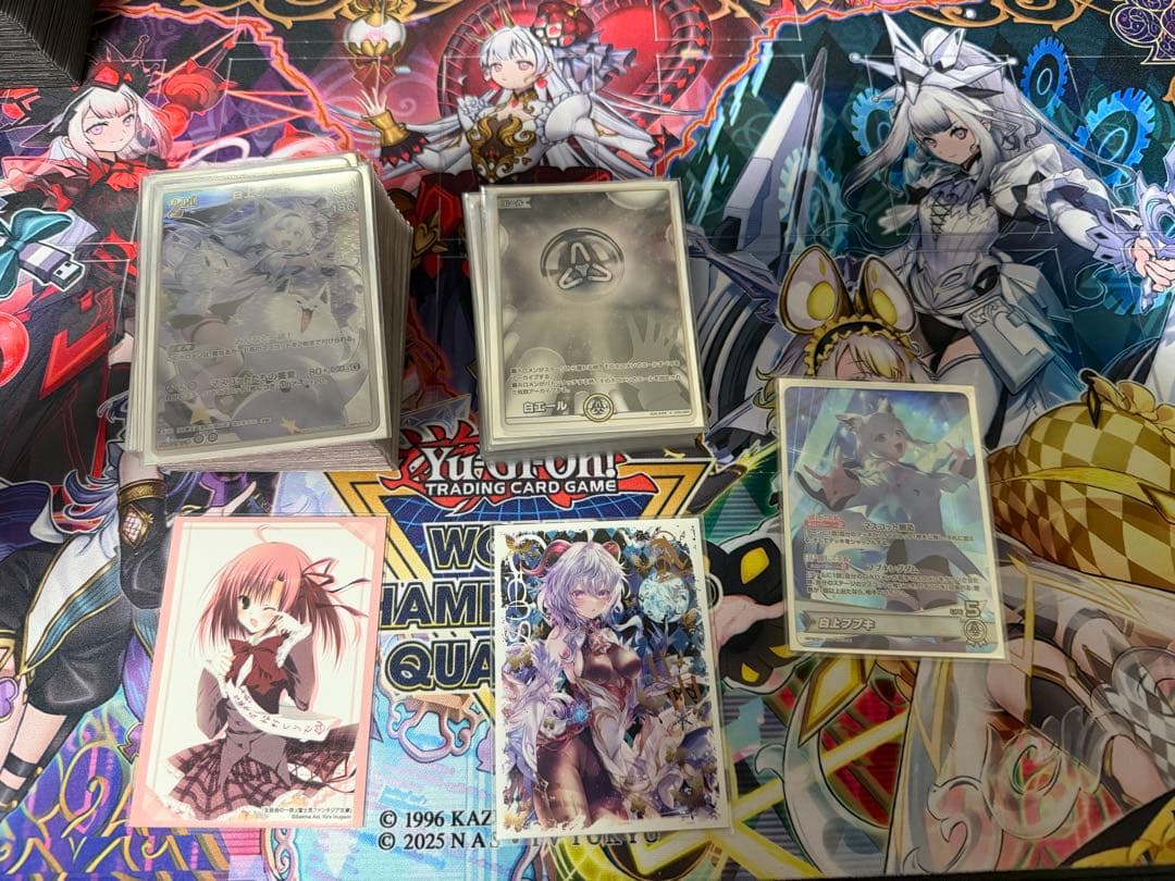 ホロライブ カード　引退　フブキミオデッキ　フレアデッキ　スリーブ付き