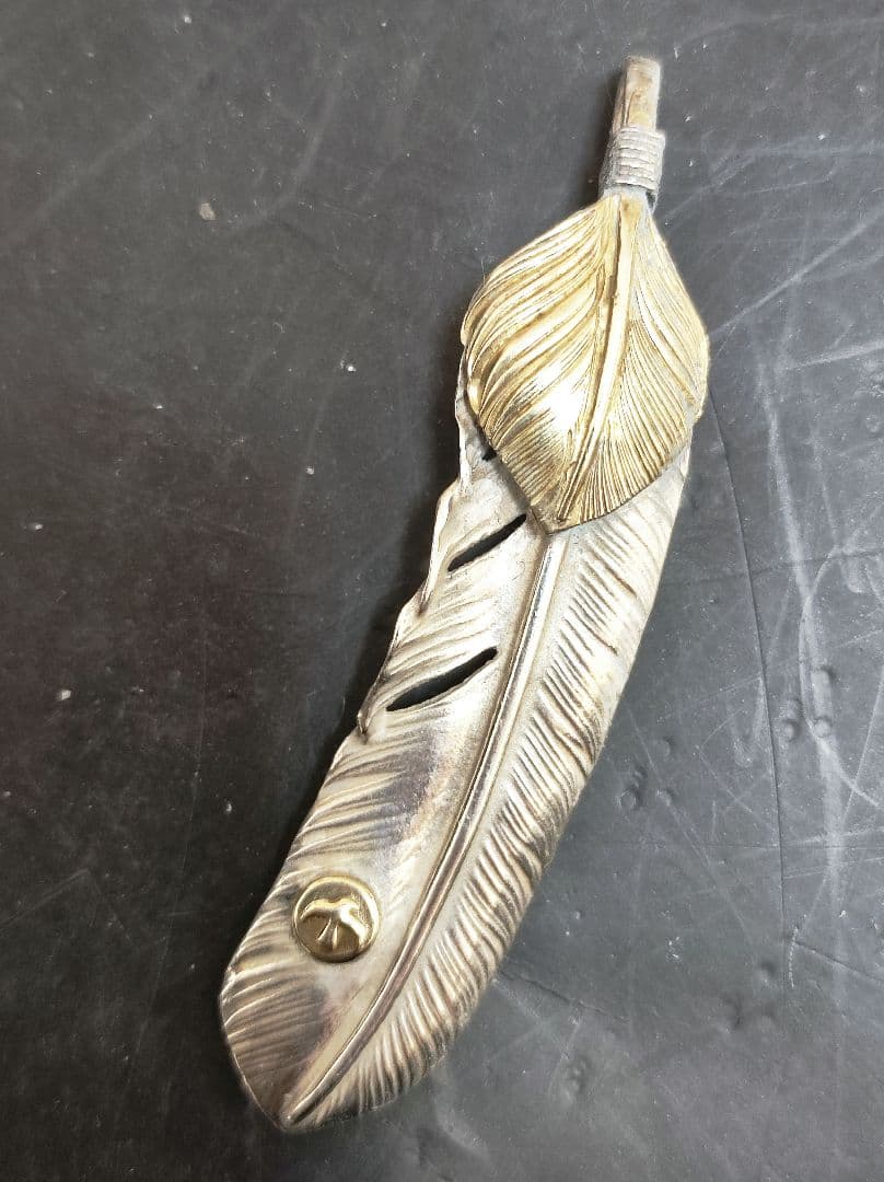 ゴローズgoro's上金＆メタル付き特大フェザー