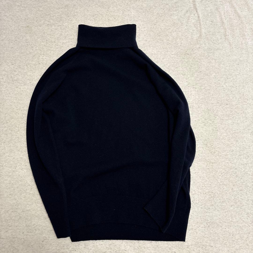 【美品✨ドゥーズィエムクラス　capriタートルネックプルオーバー　ネイビー