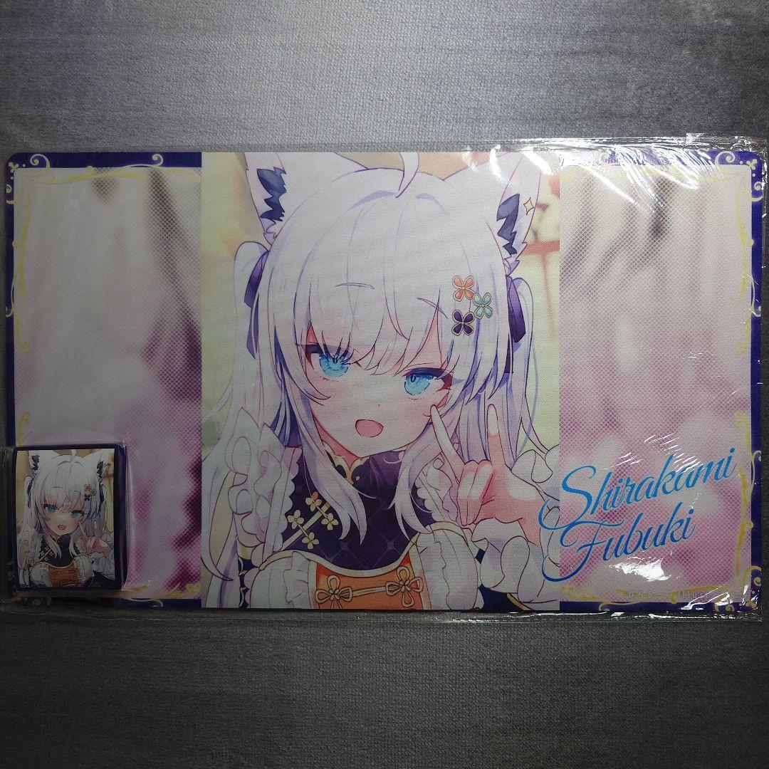 α1 ホロライブ チャイナ服風&コン 白上フブキ スリーブ&プレイマット