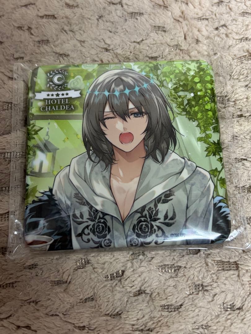 FGO ホテル カルデア イケプリ 宿泊者限定 スクエア缶バッジ オベロン