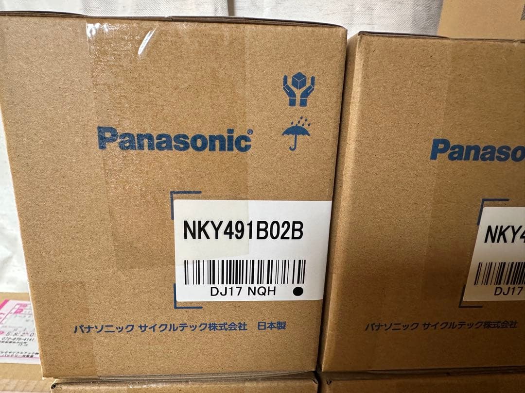 新品、未開封　6.6AHパナソニックバッテリーNKY491B02 黒 Panasonic（パナソニック） NKY461B02 リチウムイオンバッテリー
