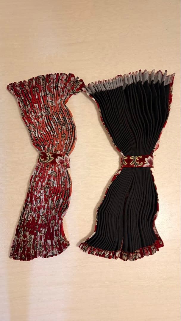 トラック用仮眠カーテン 桜柄・裏地入