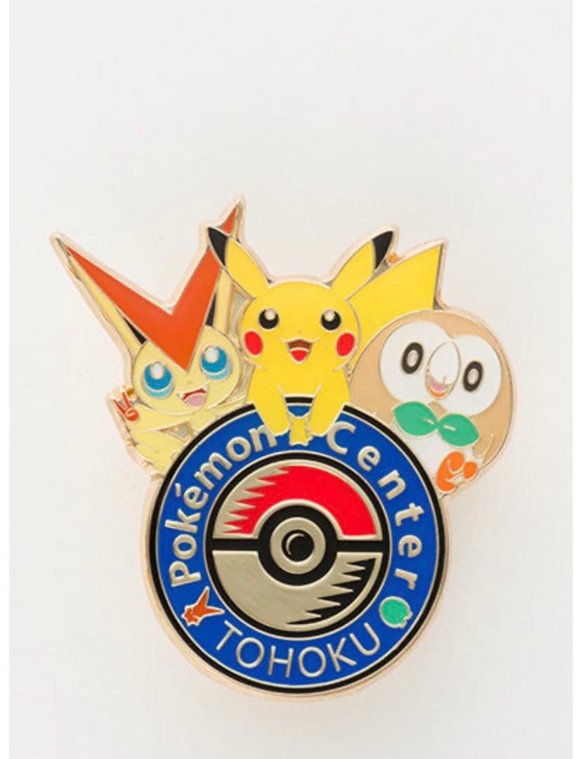 新品ポケモンセンタートウホクR限定ロゴピンズリニューアルオープン