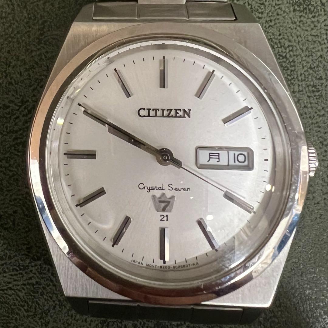 PANNAM 美品★シチズン★Crystal seven★ヴィンテージ