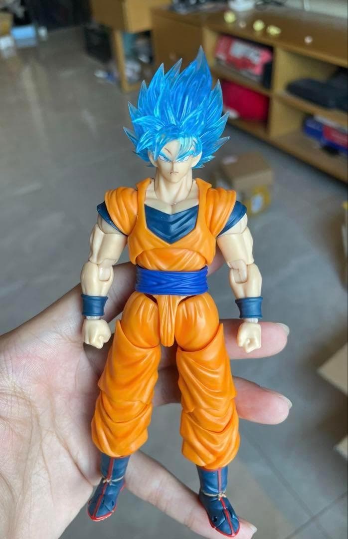 S.H.Figuarts用 孫悟空 スーパーサイヤ人ブルー カスタムヘッドパーツ