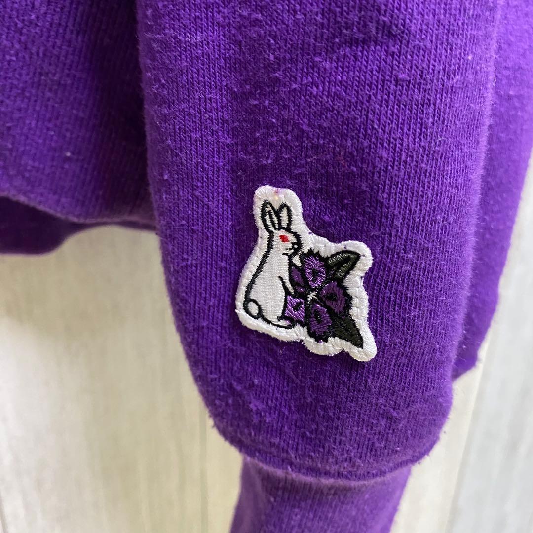 京都限定 #FR2 花札 うさぎ プリント 撫子 刺繍 パーカー L - メルカリ