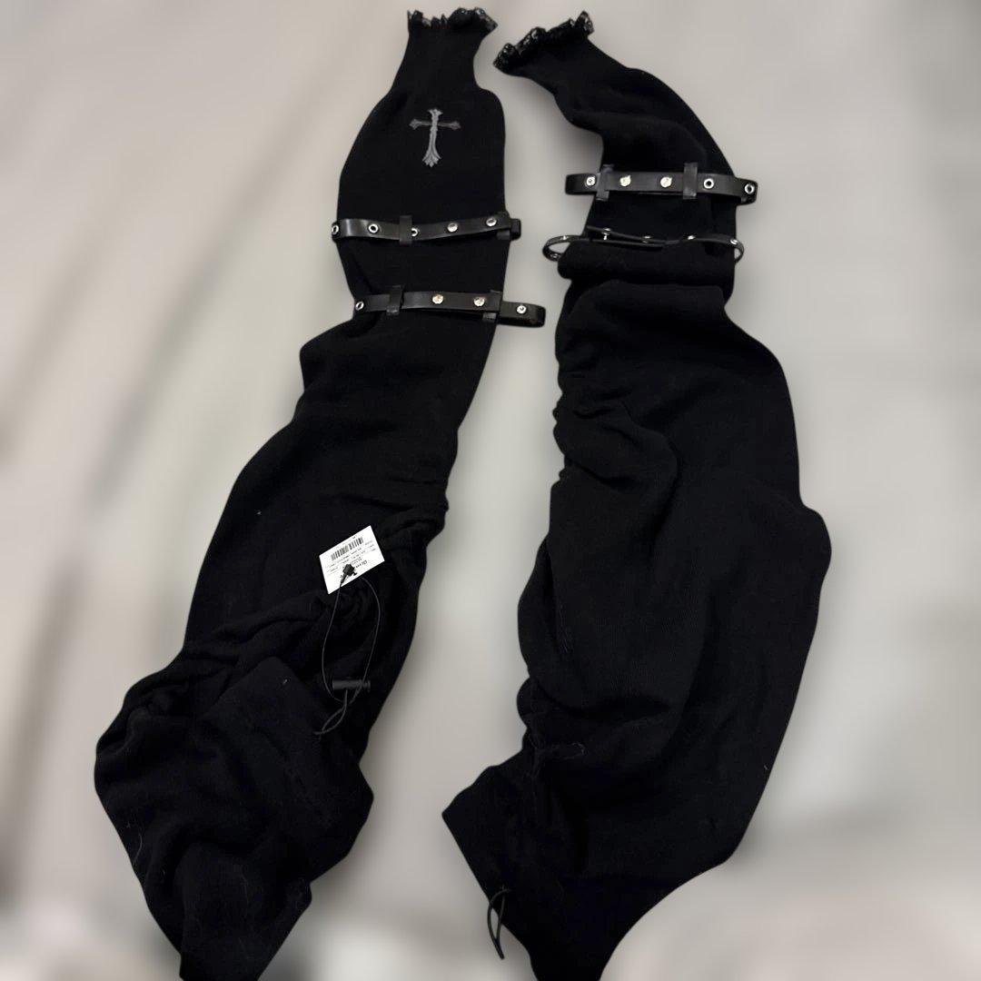 DimMoire ディムモアール 十字の誓い ニーハイ ウォーマー Black