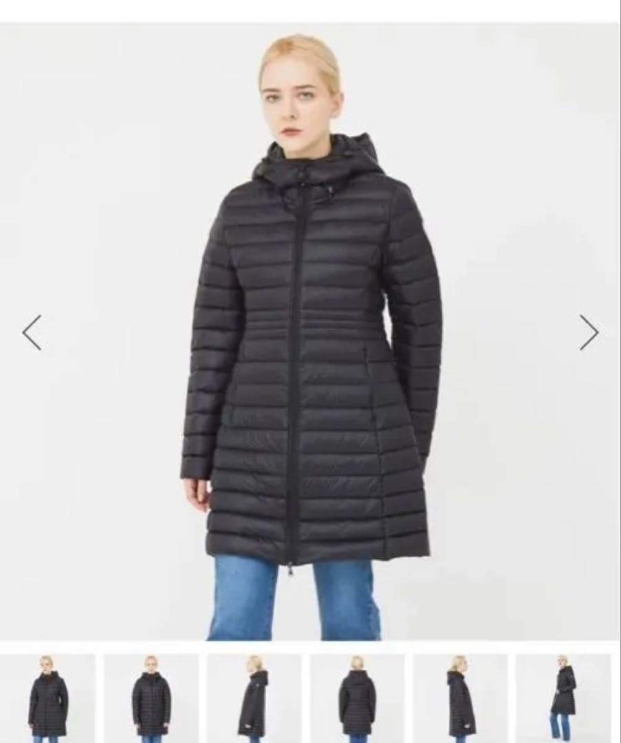 JOTT ジョット ロングダウンコート ブラック レディース