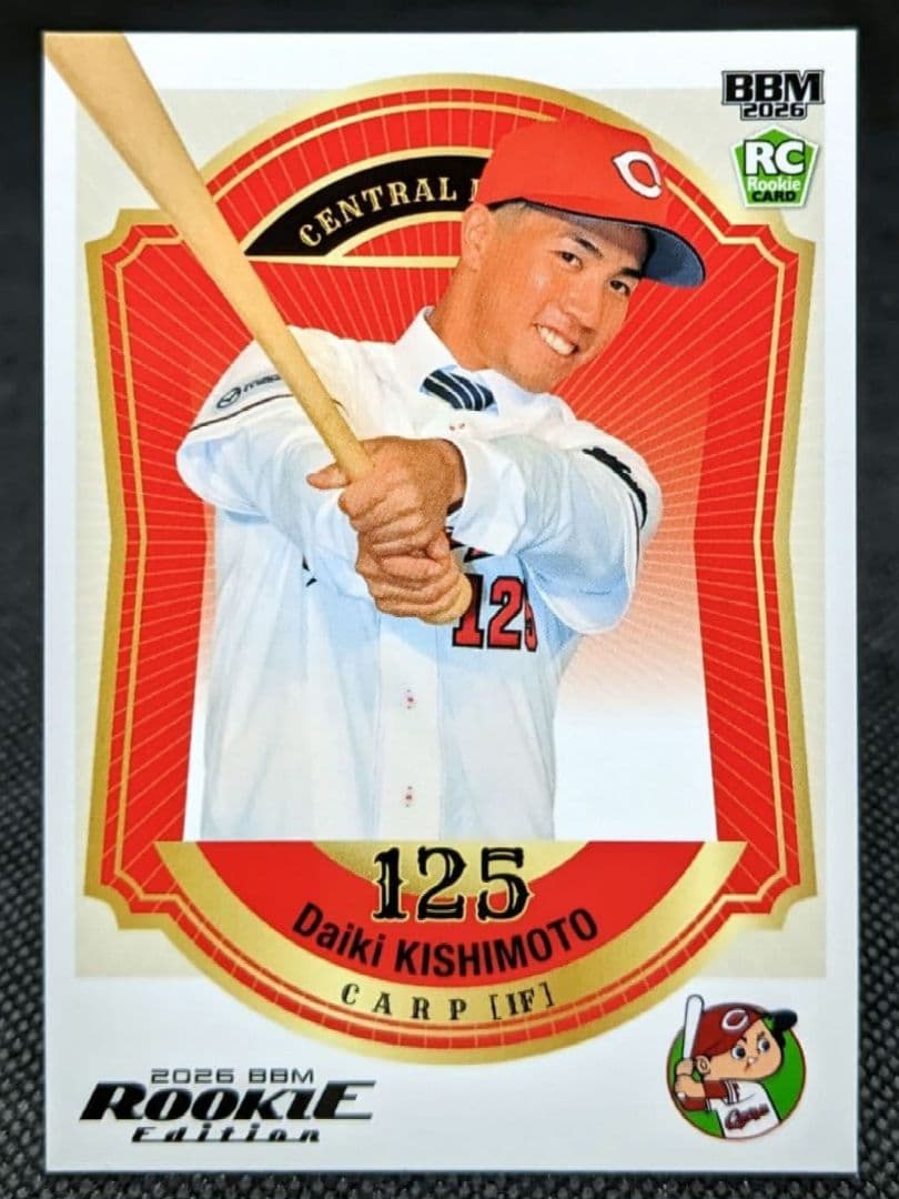 岸本大希 広島東洋カープ BBM 2026 ルーキーエディション カード